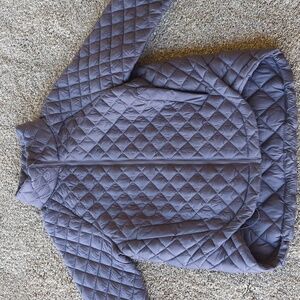 Athleta Whisper Featherless Puffer Jacket - Dusk Purple S
